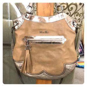 💕 Miss me tan x-large rhinestone crossbody 💕